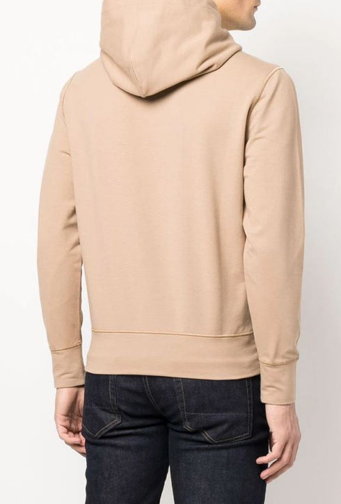 Slogan-print logo hoodie
